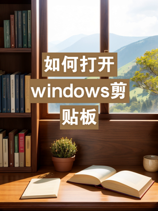 如何打开windows剪贴板