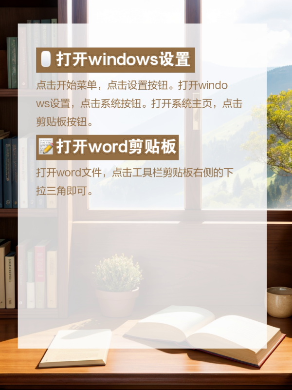 如何打开windows剪贴板