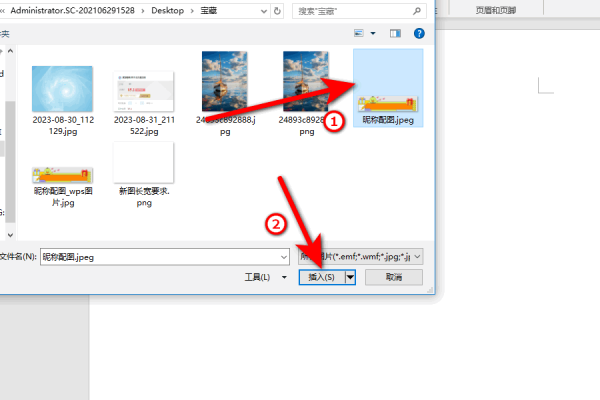 word2010怎么插入图案?