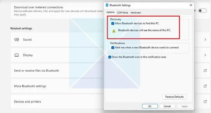 Windows11/10中蓝牙设备已配对但未连接如何解决？