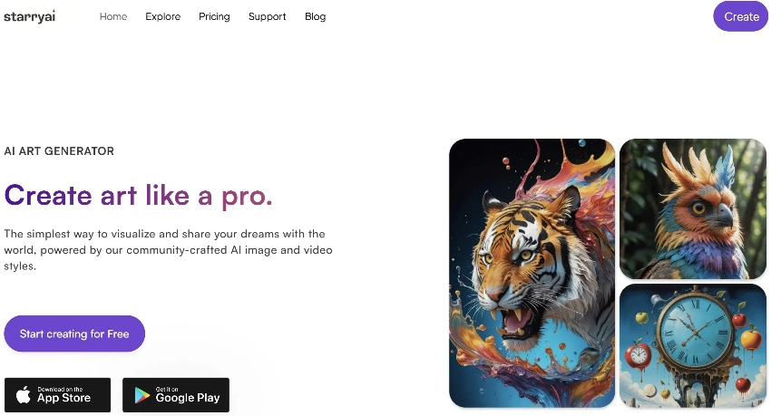 StarryAI 新手入门指南,如何用文字指令生成惊艳艺术作品