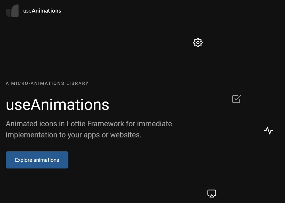useAnimations